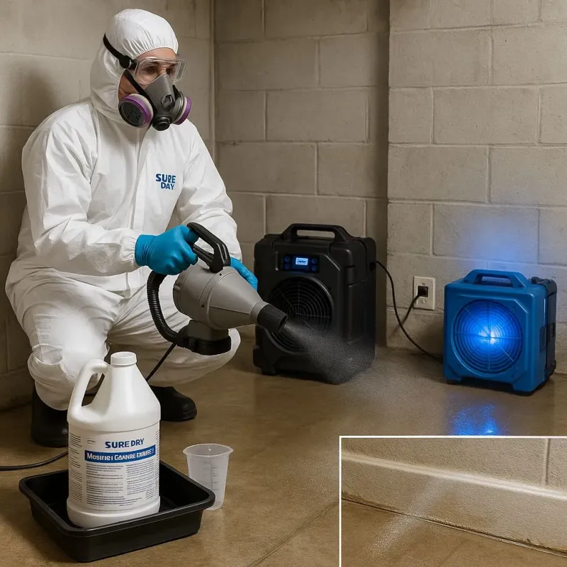 Sanitization and Odor Removal process in Urania, LA