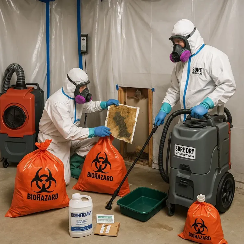 Contaminated Water Handling Protocols process in Urania, LA